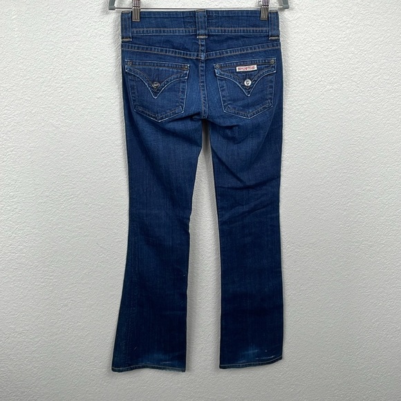 Vintage Hudson Flap Pocket Low Rise Y2K Jeans Dark Wash Sz 25 - Picture 4 of 13